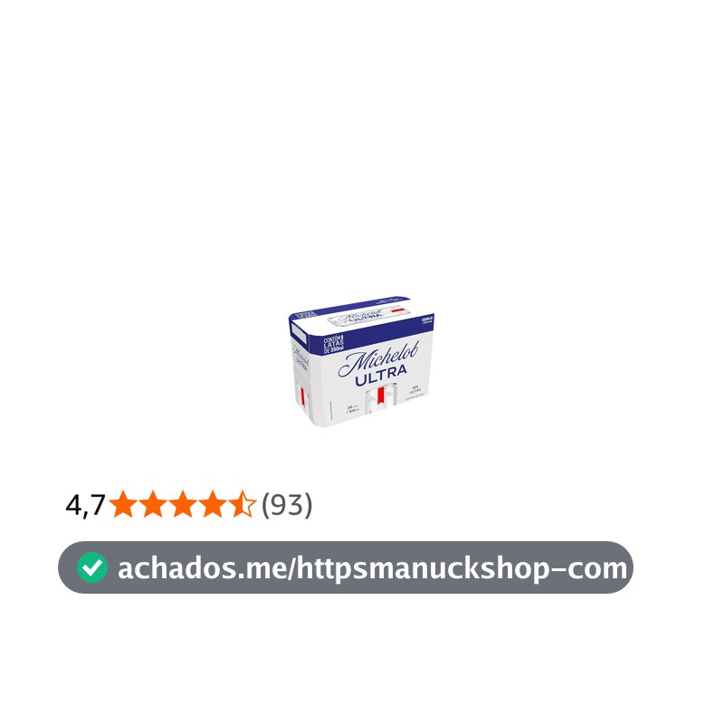 Cerveja Michelob Ultra, Lata 350ml, Pack com 8 unidades