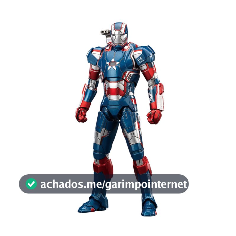 HiPlay Conjunto completo de bonecos colecionáveis da ZD Toys: Série de aniversário Versão não luminosa: War Machine Patriot 1.0 (1906-52), estatueta de ação miniatura em escala 1:10 BFGZZJQAGZ
