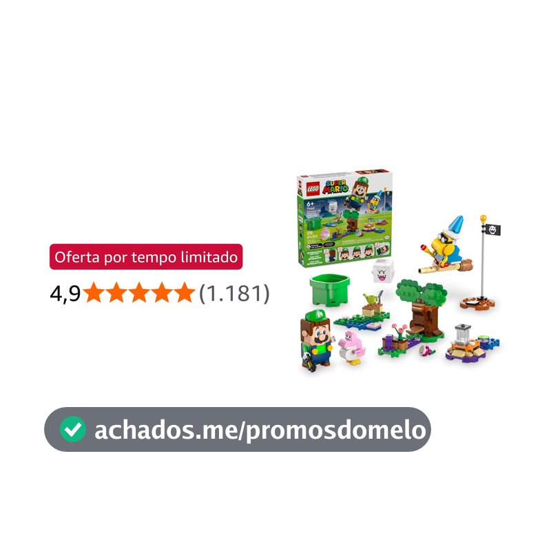 LEGO Super Mario Aventuras interativas com o LEGO® Luigi™ 71440