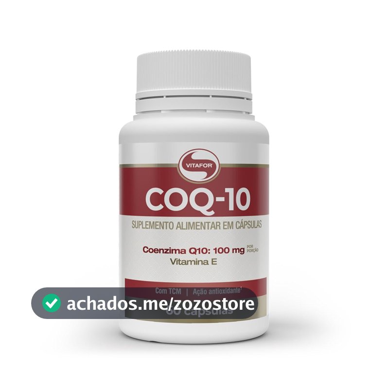 Vitafor - Coenzima Q10 100mg - 60 Cápsulas