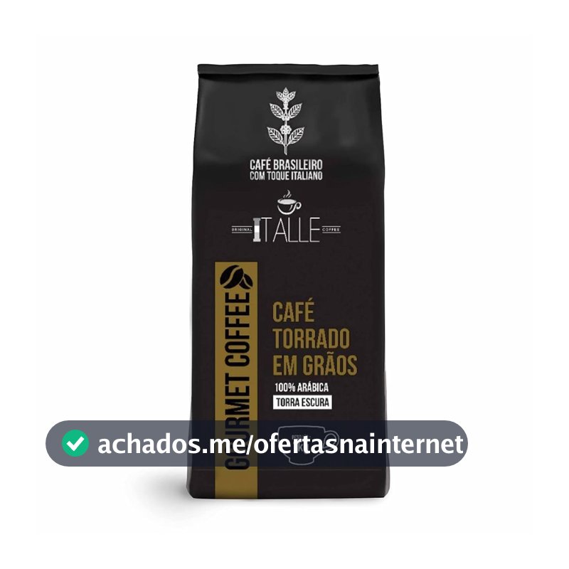 Café Torrado Arábica Em Grãos Café Italle 1kg Gourmet