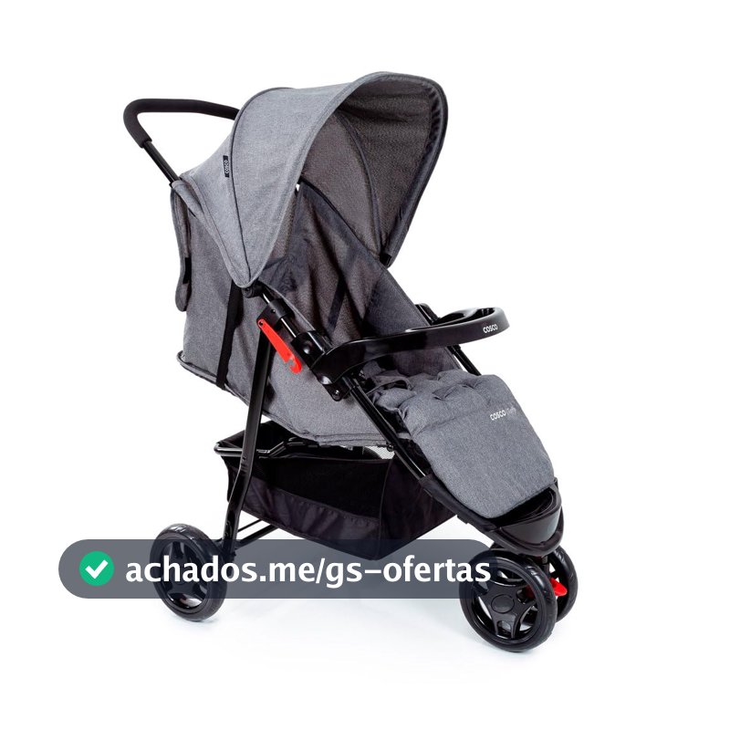 Cosco Kids, Carrinho de Bebê Toffy, Cinza Mescla