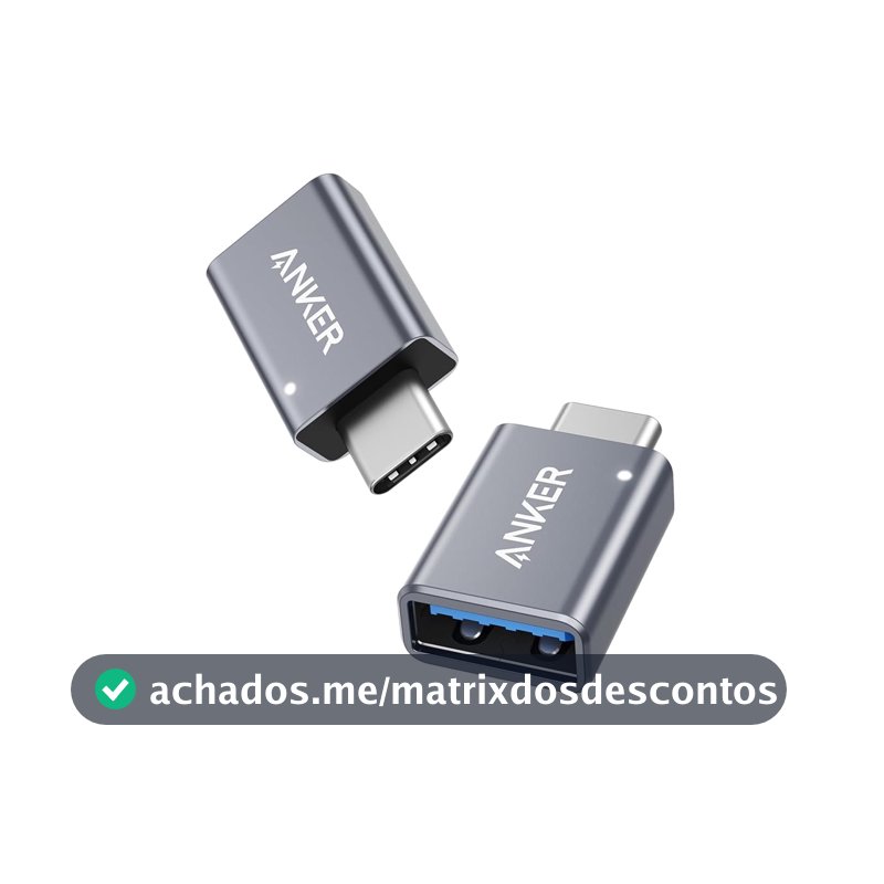 Anker Adaptador otg USB-C para USB 3.0 pacote com 2, adaptador usb tipo c