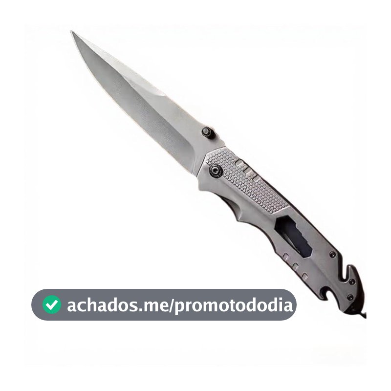 Canivete dobrável Lâmina de aço inoxidável 7Cr13MoV alta dureza Cabo resistente Ferramenta multifuncional para acampamento caminhadas pesca e exploraç