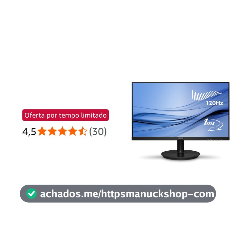 Monitor Philips 27" 120Hz 1ms Gaming Alto-falantes 271V8LAB3
