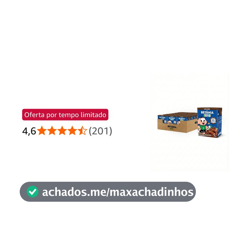 Pack Achocolatado Betânia Kids 200ml - 27 Unidades
