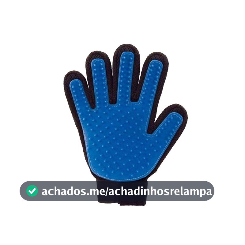 Napi Luva Escova Tira Pelos 23Cm Para Cães
