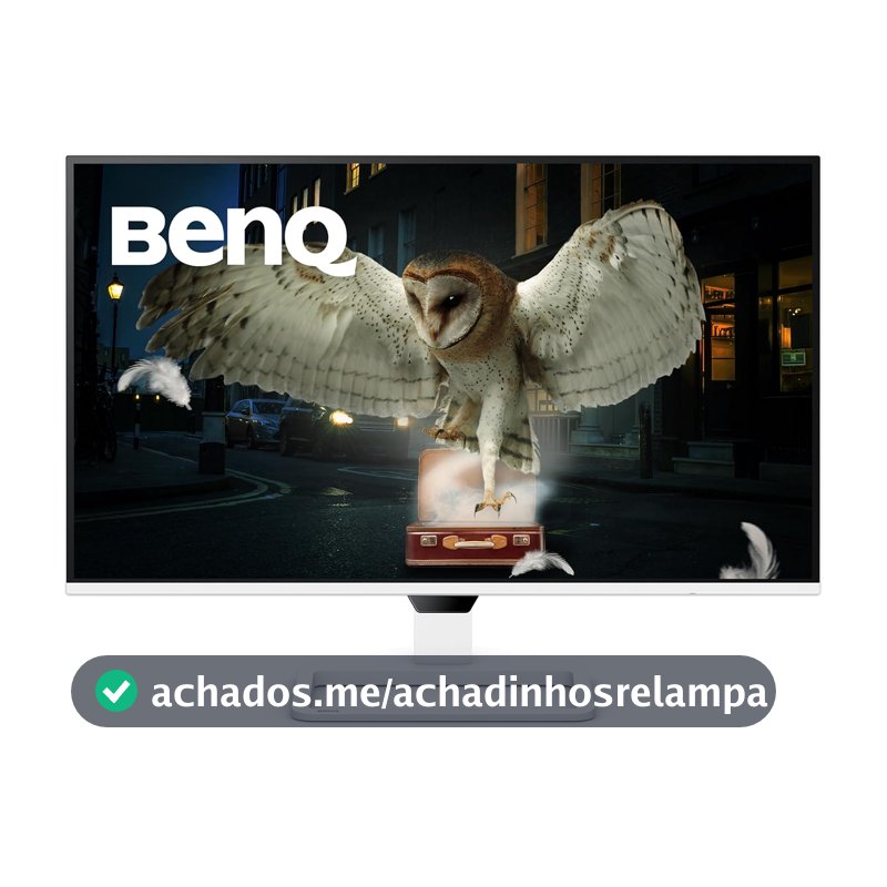 Monitor Gamer BenQ EW270Q com resolução 2K, cobertura de cor 90% P3, taxa de atualização de 200Hz e alto-falantes integrados de 5W para uma experiência audiovisual completa
