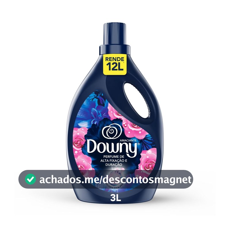 Downy Amaciante Concentrado Líquido Brisa Intenso 3L – Rende 12L