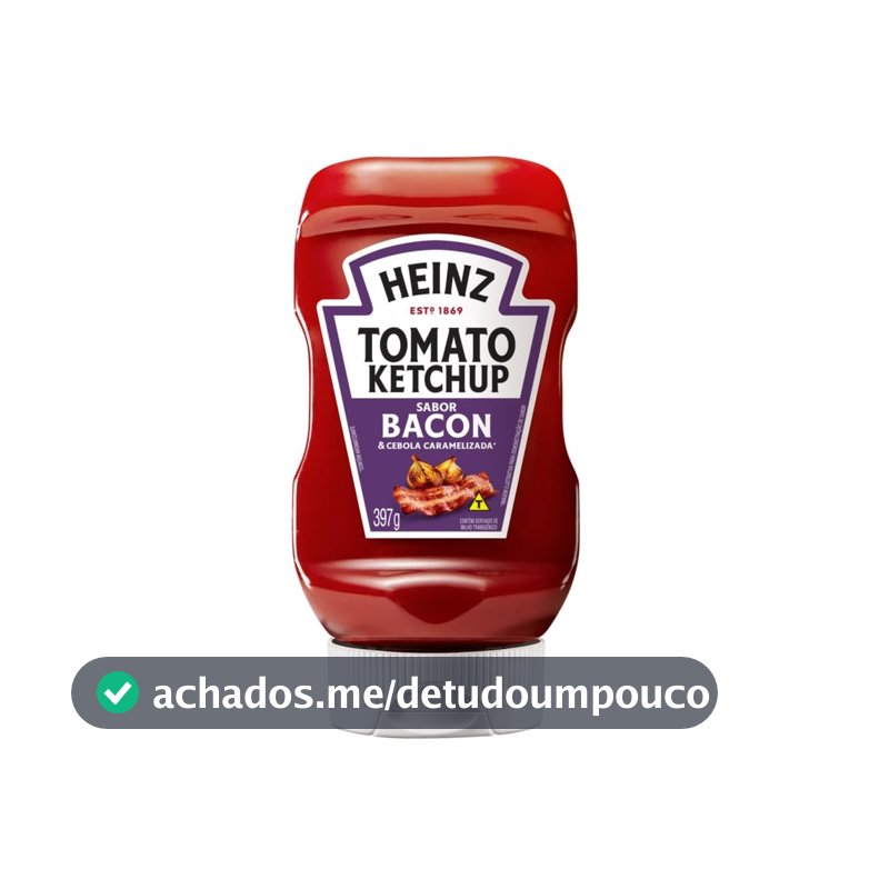 Heinz Ketchup Bacon & Cebola Caramelizada 397g