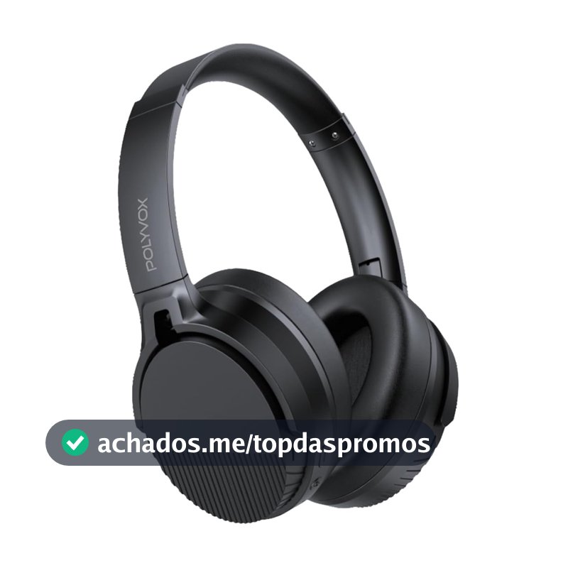 Fone de Ouvido Bluetooth Polyvox com Cancelamento de Ruido