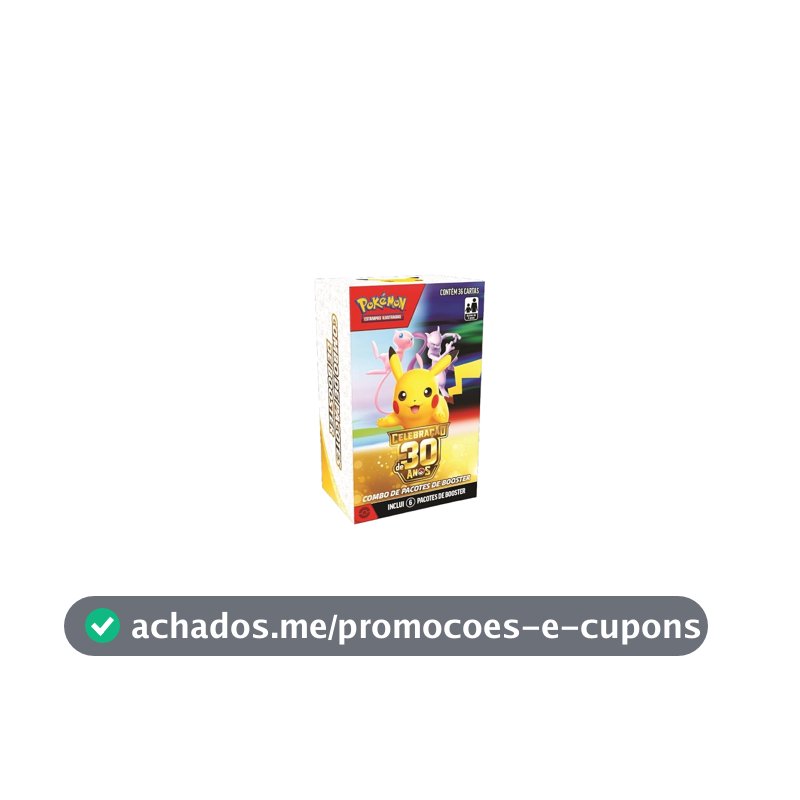 Pokémon TCG: 30th Celebration - Booster Bundle PT-BR