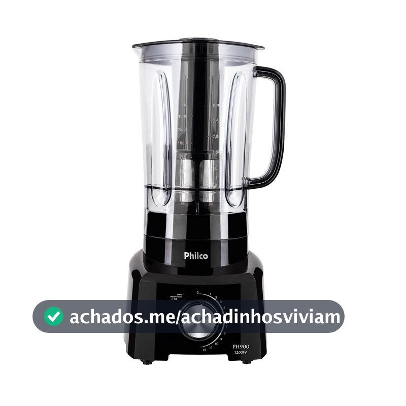 Liquidificador, Ph900, 3L, Preto, 110V, Philco