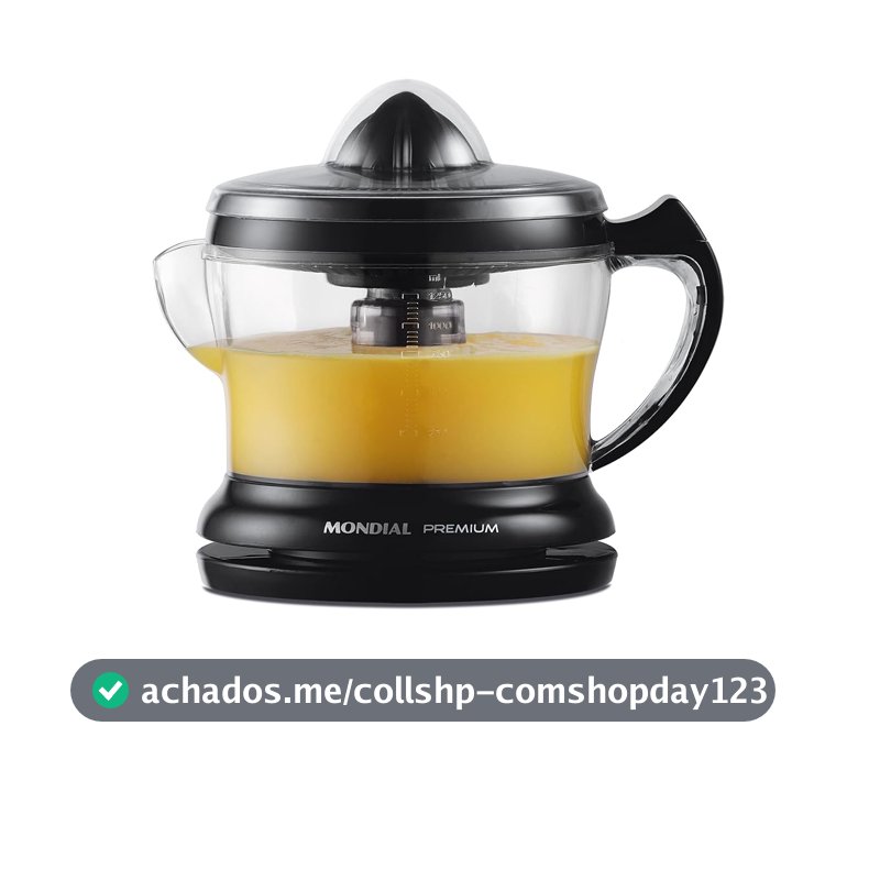 MONDIAL Espremedor Premium, Preto, 30W, 220V - E-02