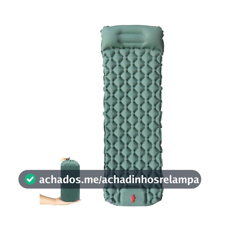 Colchão Inflável Automático Ar Externo Portátil Único De Casal Sleeping Pad Ar Externo Portátil De Acampamento 190  120  5 Cm / 190  60  5 Cm Com Travesseiro (190 cm x 60 cm)