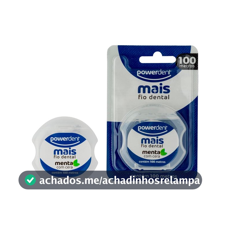 Power Dent Fio Dental Light 100 M Multicolorido (embalagem pode variar)