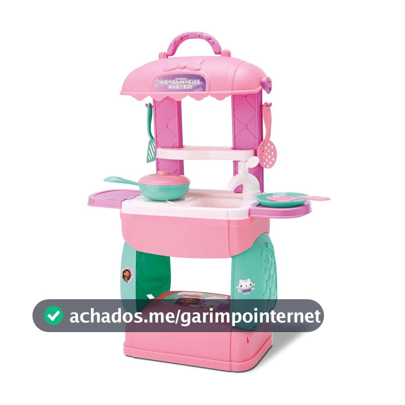 Bambola Brinquedo Bag Kitchen A Casa Mágica da Gabby 50cm
