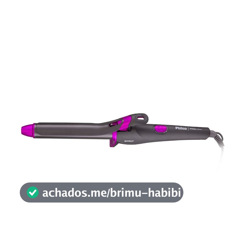 Cacheador Phico Cachos de 25mm. Revestimento em cerâmica, PEC15 Intense Curves Bivolt