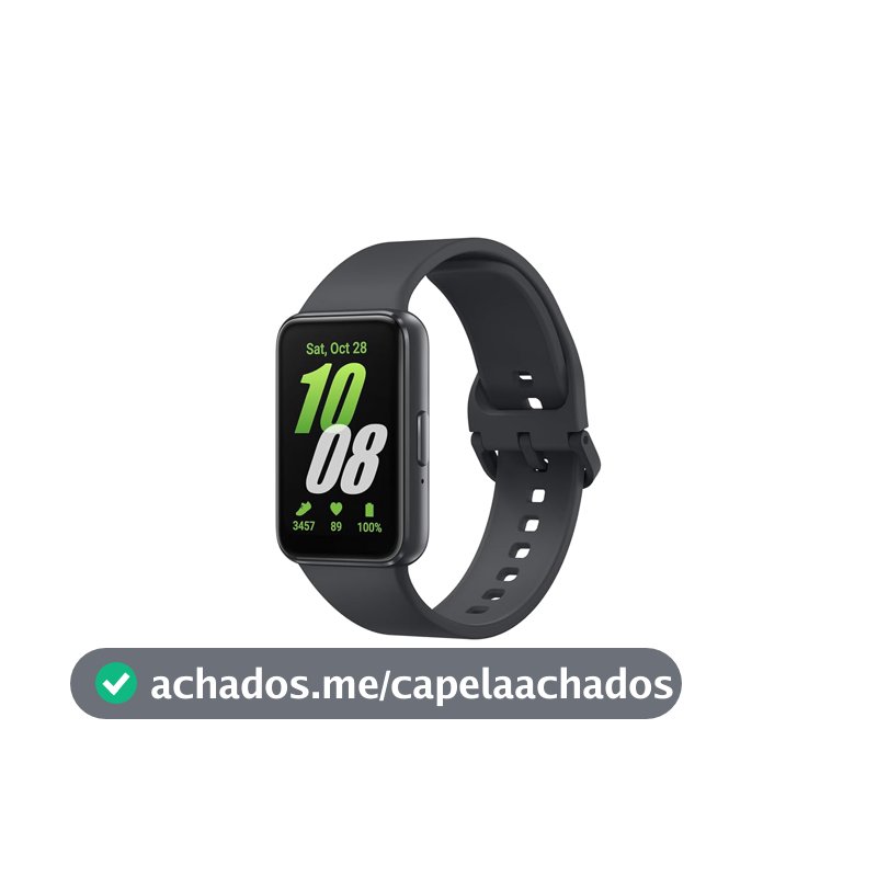 Smartwatch Samsung Galaxy Fit3 Display 1.6" Grafite