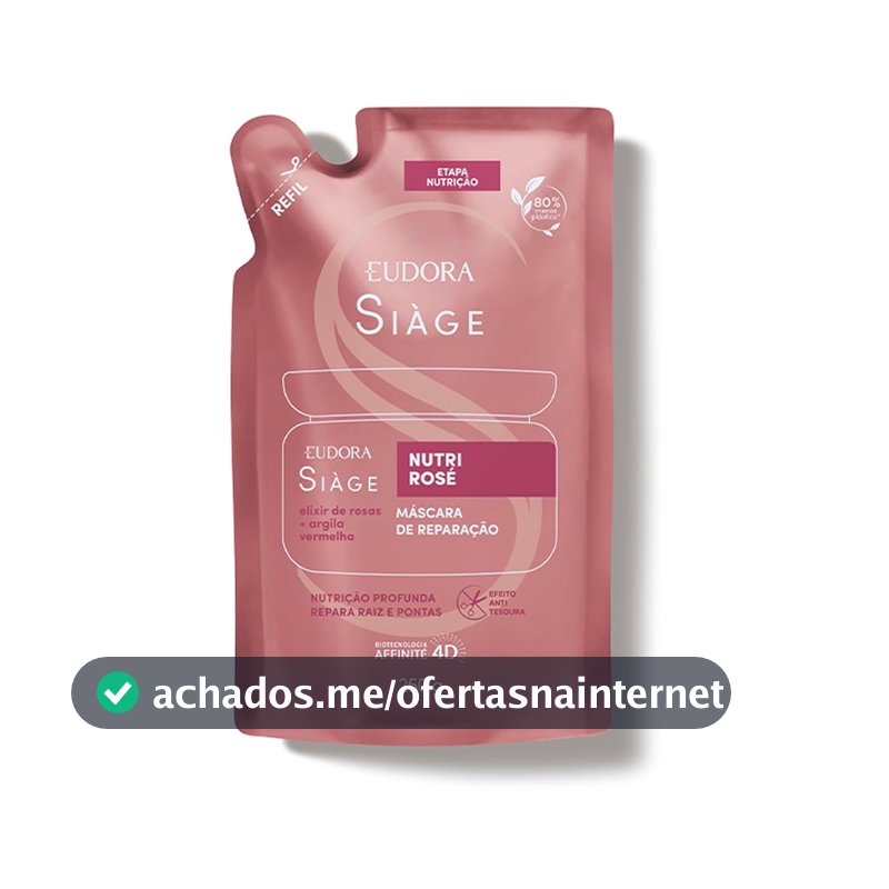 SIAGE REFIL MÁSCARA CAPILAR NUTRI ROSE 250g