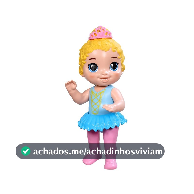 Baby Alive, Boneca, Princesa Bailarina - Cabelos Loiros, Tiara Removível, 26 cm - A partir de 3 Anos