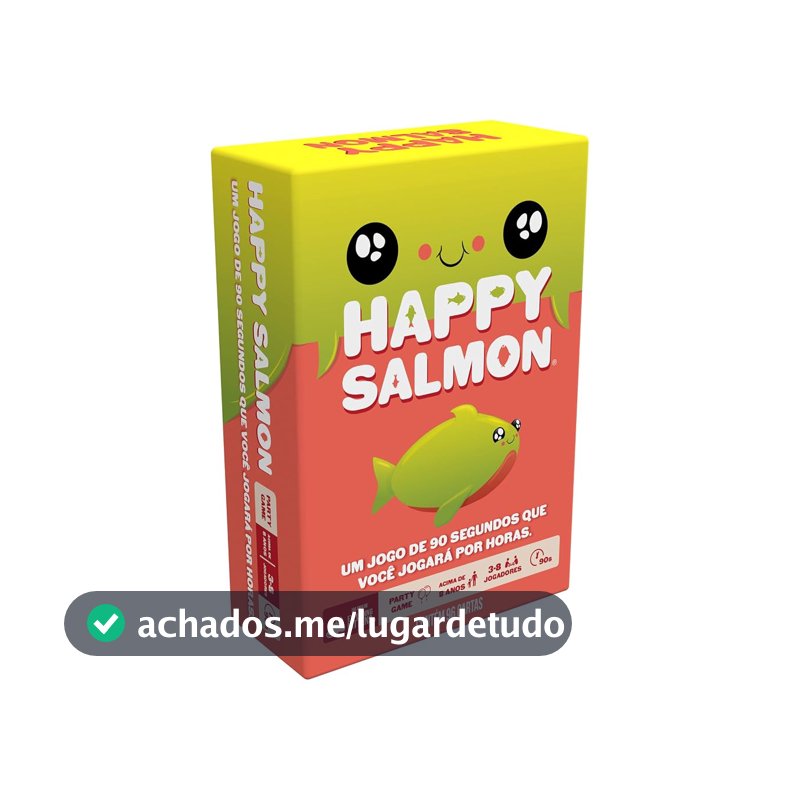 Asmodee Galápagos Happy Salmon, 3 a 8 Jogadores, Idade +8