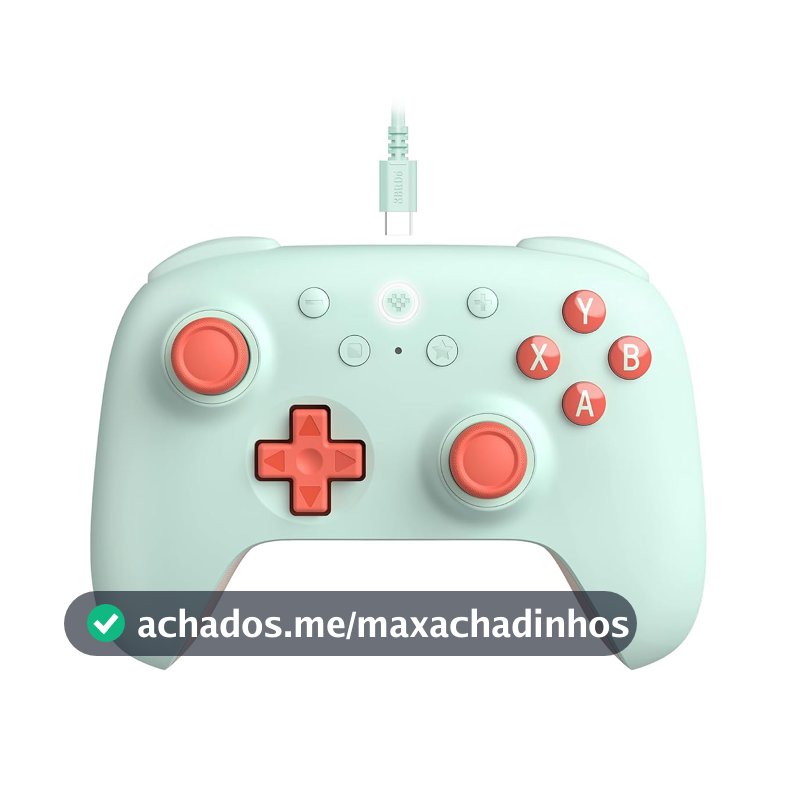 8Bitdo Ultimate 2C Wired Controller for Windows PC and Android, with 1000Hz Polling Rate, Hall Effect Joysticks and Hall Triggers, and Remappable L4/R4 Bumpers (Mint)