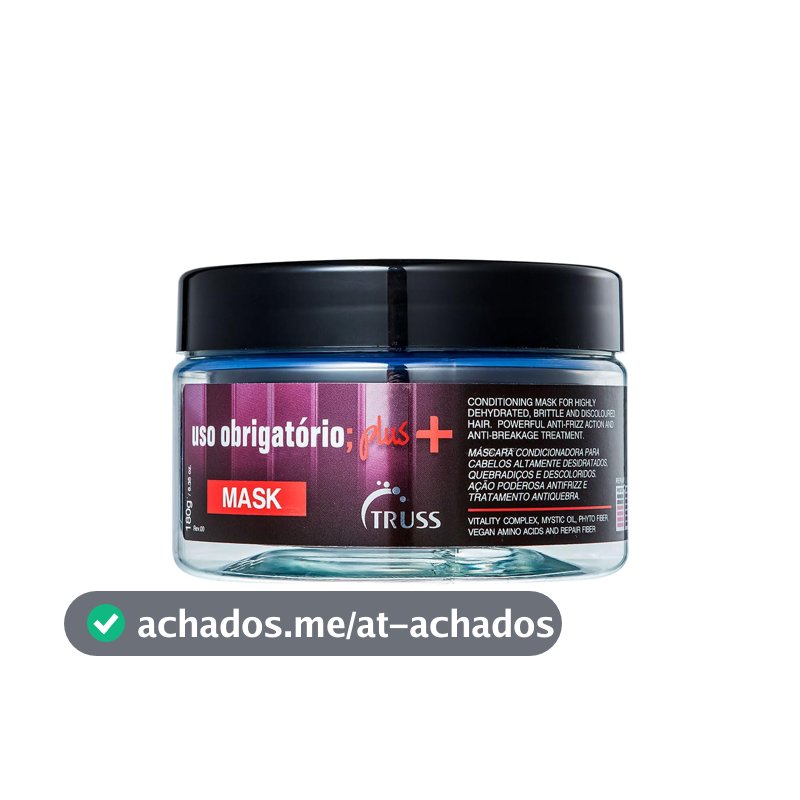 Truss Máscara Uso Obrigatório Plus+