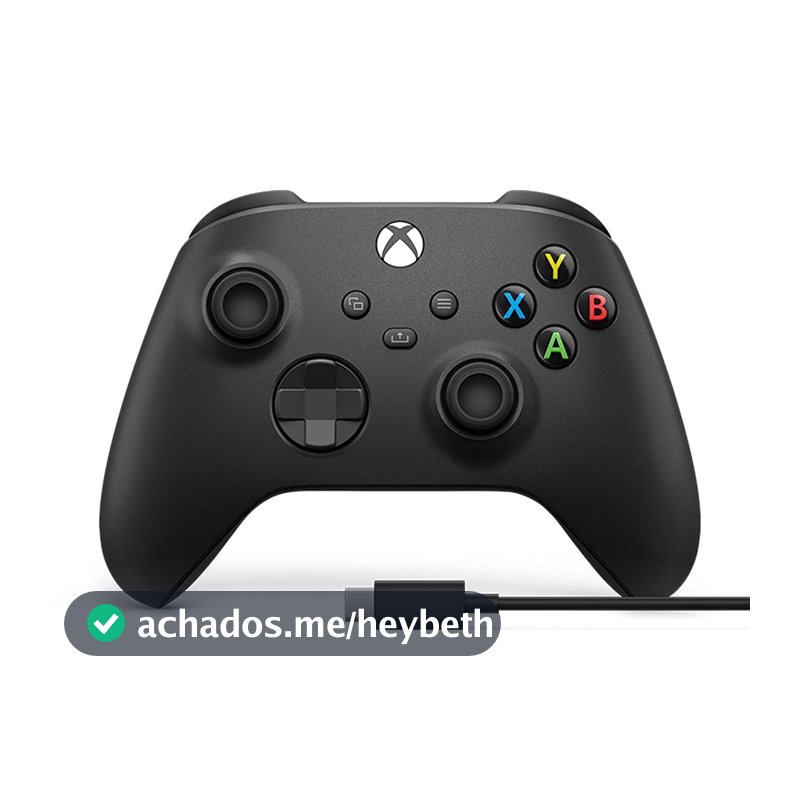 Controle Sem Fio Xbox + Cabo USB