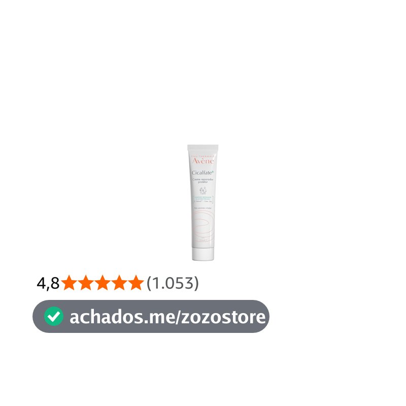 Creme Reparador Facial Avène Cicalfate 100ml, Nutre e Repara Pele Irritada com Água Termal, Sulfato de Cobre e Zinco