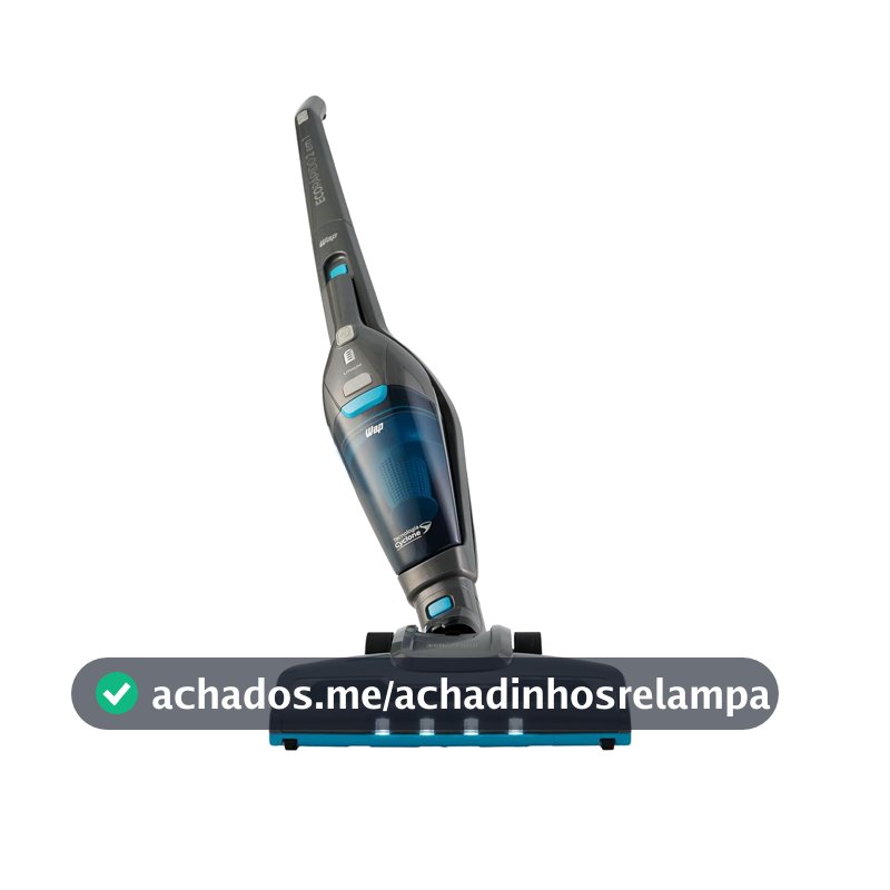 WAP Aspirador de Pó Vertical à Bateria ECO RÁPIDO Autonomia de 40 min, 2 Velocidades, 700ml, Bivolt