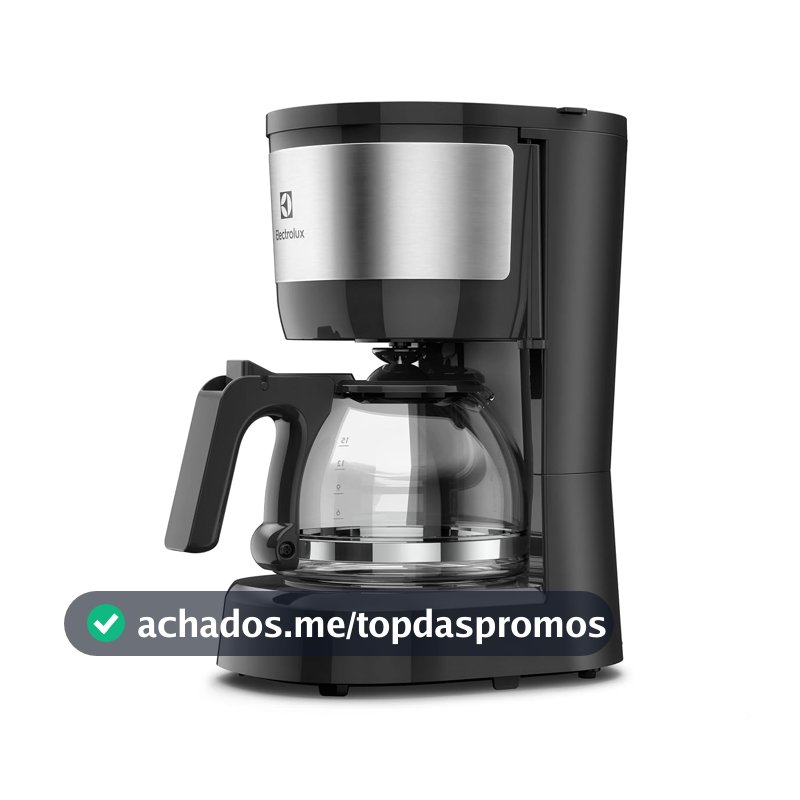Electrolux Cafeteira Elétrica Inox filtro permanente removivel corta pingos capacidade 600ml 15 xicaras função manter aquecido sistema ECM10 220v