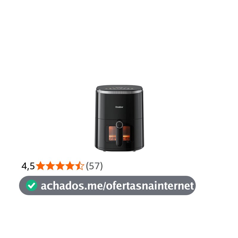 Fritadeira Elétrica Duo Digital 4,2L AF-45T02A, 127V - Gaabor