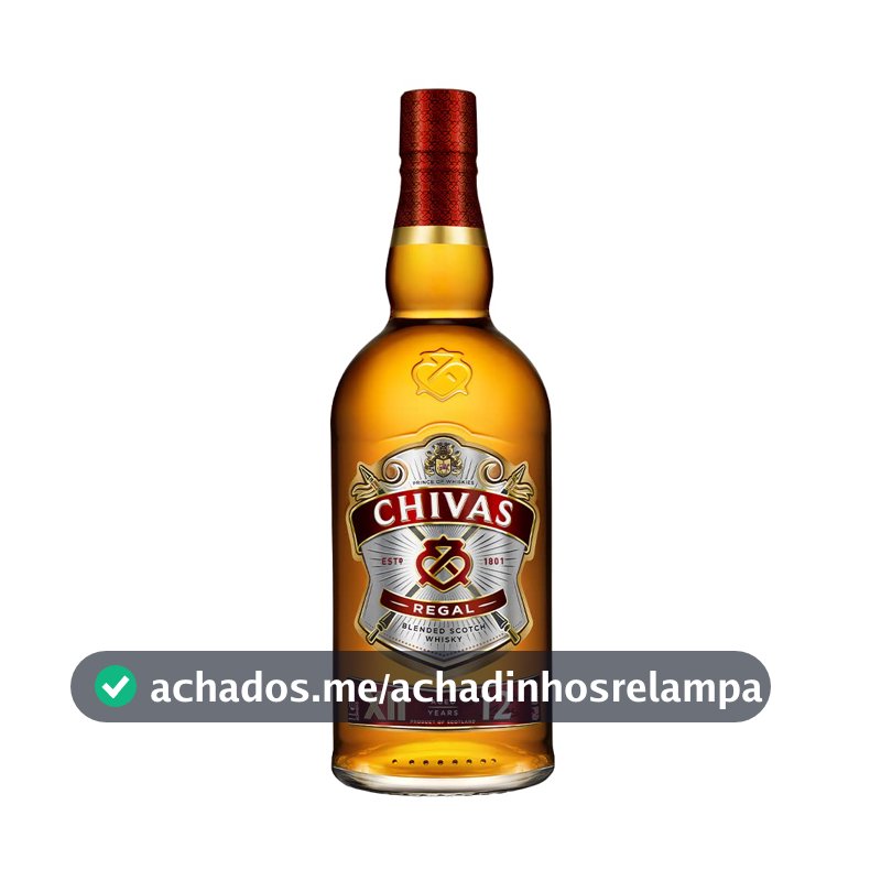 Whisky Chivas Regal 12 anos Blended Escocês - 1 litro