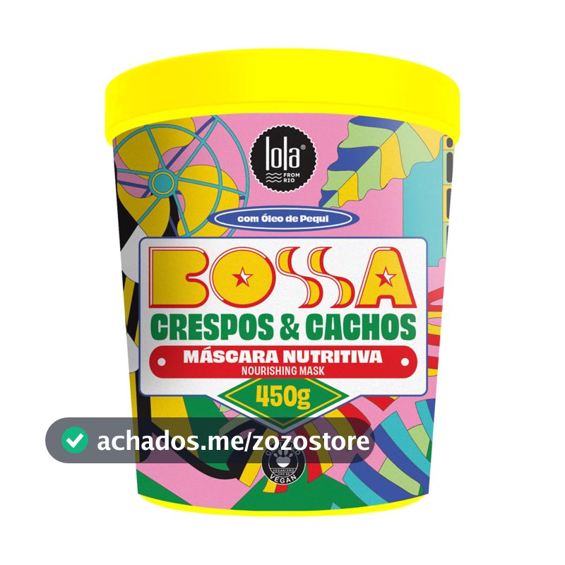 Bossa Cabelos Cacheados Máscara Capilar 450G - Lola Cosmetics