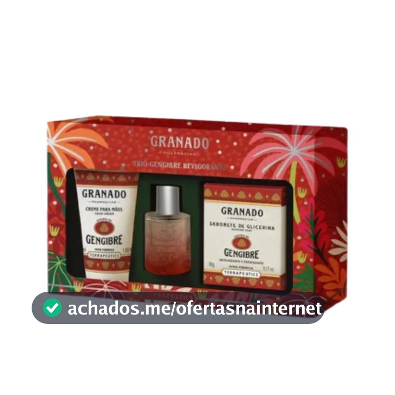 Granado Kit, Terrapeutics, Trio Gengibre Revigorante