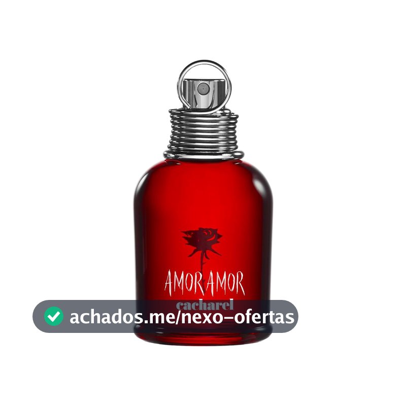 Cacharel, Amor Amor, Perfume Feminino, Fragrância Floral Frutada Ambarada com Notas de Grapefruit Rosa e Baunilha, Eau de Toilette com Fixação Equilibrada, Romântica para o dia e a noite