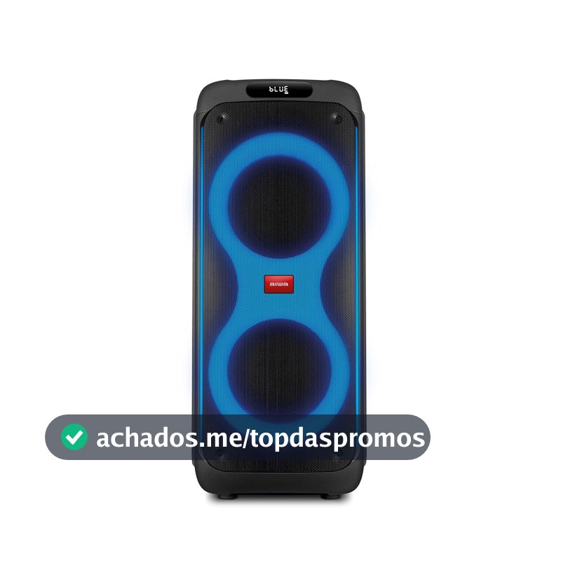 Caixa de Som Party Box, Aiwa, Bluetooth, Luzes Multicores - AWS-PB-04 PARTY BOX AWS-PB-04 BIVOLT