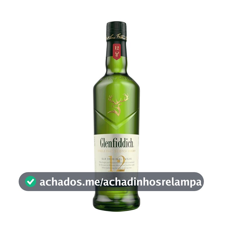 WHISKY ESCOCÊS GLENFIDDICH 750ML 12Y