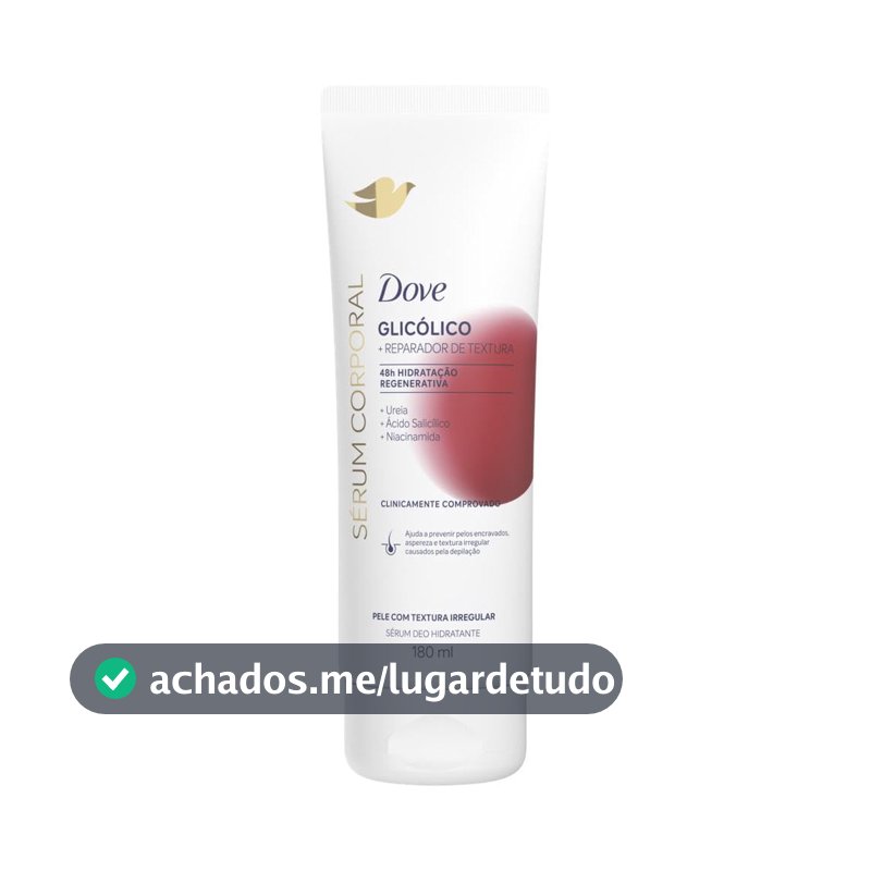 Dove Hidratante Sérum Corporal Glicólico + Reparador de Textura 180ml