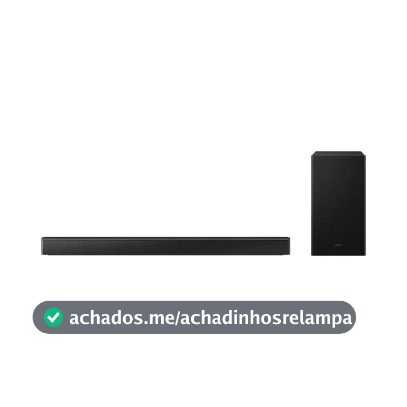 Soundbar Samsung HW-B650F 3.1 canais, 370W, Bluetooth, Subwoofer sem fio, Dolby Audio