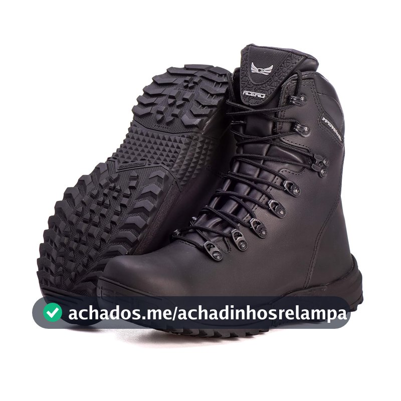 Bota Militar Acero Apache Impermeável Preto