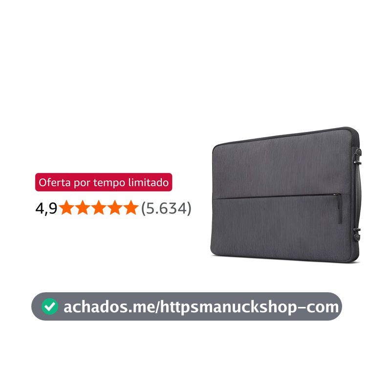 Capa Lenovo para Notebook - Urban Sleeve 15.6" Cinza