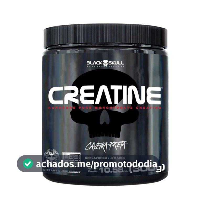 Creatine - Creatina Monohidratada - 300g - Black Skull