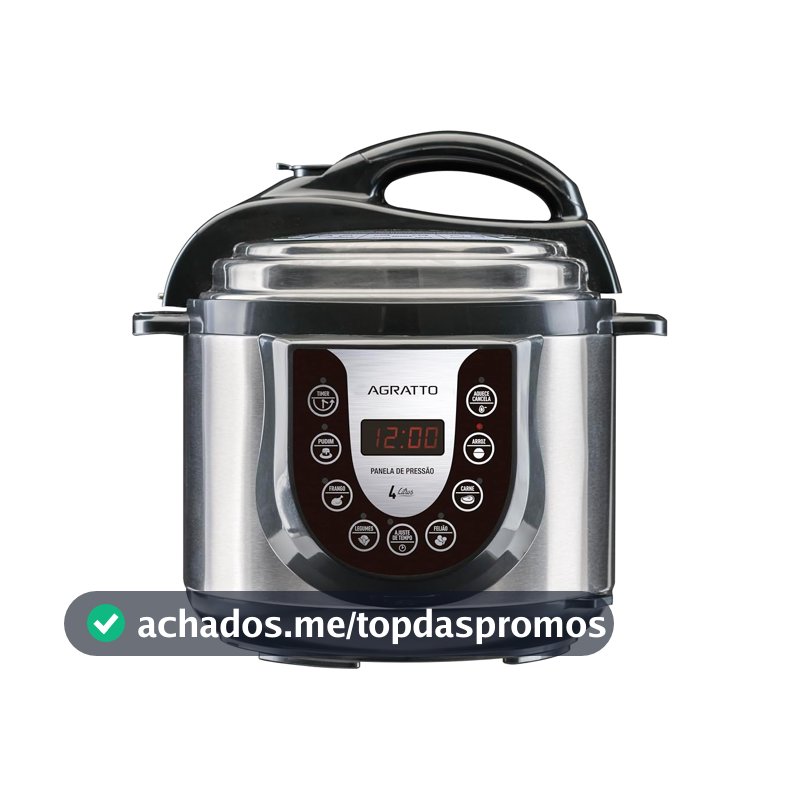 Panela de Pressão Eletrônica Ped-01 127v/60hz Agratto, 3878, Inox