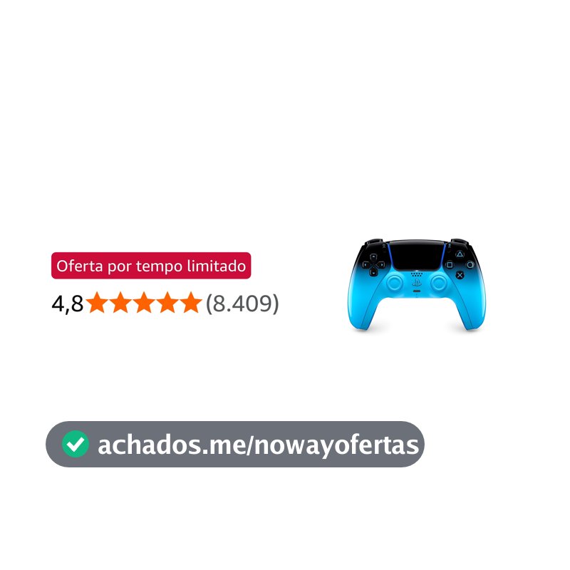 Controle sem fio PlayStation DualSense™ – Rhythm Blue