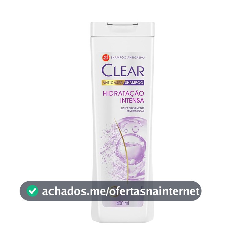 Clear Anticaspahidratação Intensa Shampoo 400 Ml