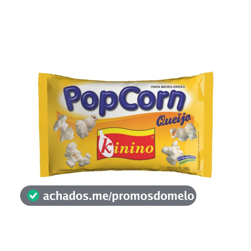 PIPOCA MICROONDAS QUEIJO KININO 100G