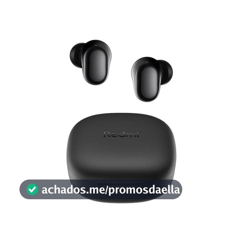 Fone Bluetooth Redmi Buds 6 Play Xiaomi, Preto (XM812PRE)