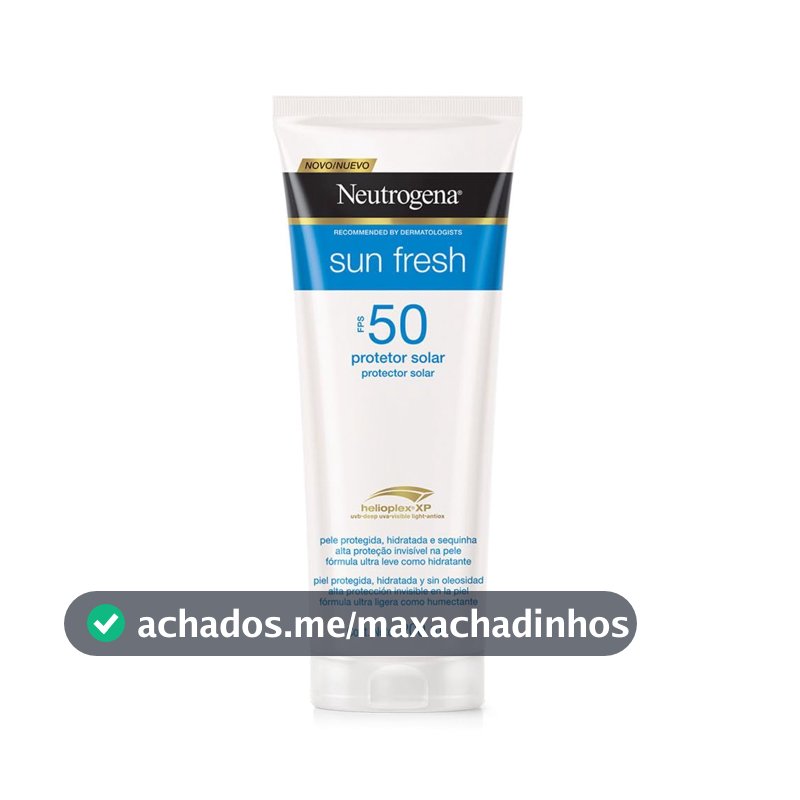 Protetor Solar Corporal em Loção Neutrogena Sun Fresh, FPS 50, 200ml